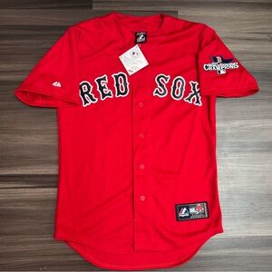Majestic Boston Red Sox David Ortiz #32 MLB 2013 World Series Stitched Jersey S